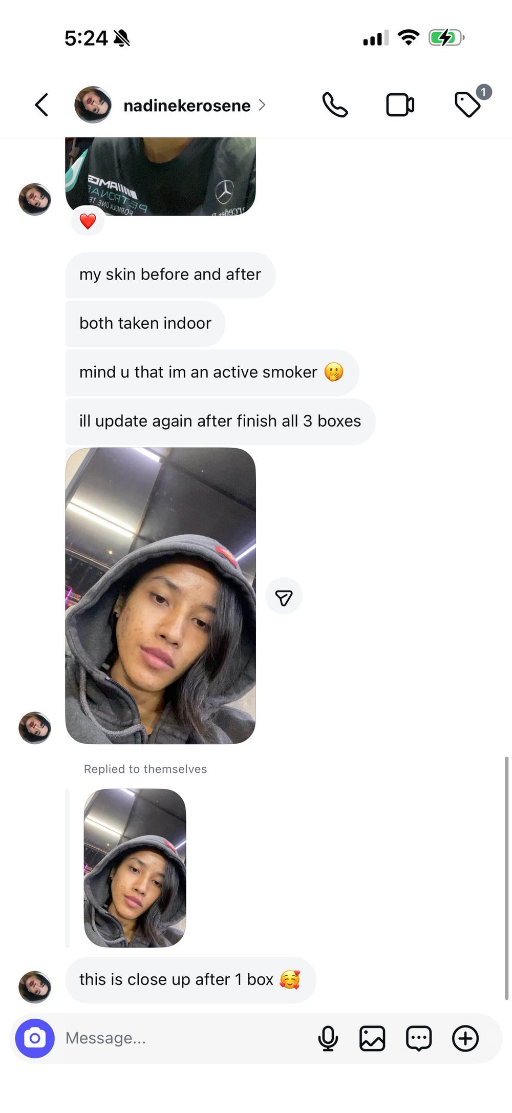 Customer photo