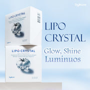 Lipo Crystal daily oral beauty supplement sachet box packaging